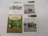 LOT OF 4 1958 & 1960'S OLIVER DEALER ADVERTISING