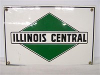 ILLINOIS CENTRAL RAILWAY SSP SIGN 12" X 8" -