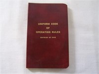 1962 UNIFORM CODE OF OPERATING RULES - BOARD 0F