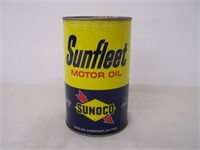 SUNOCO SUNFLEET MOTOR OIL IMP. QT - BILINGUAL -