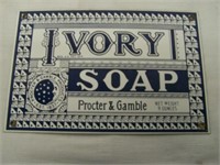 IVORY SOAP SSP SIGN - 12" X 8" - NEW