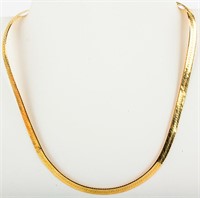 Jewelry 14kt Yellow Gold Flat Curb Chain Necklace