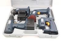 Cordless 18V Drill Set- Jig Saw, Sander, Charger