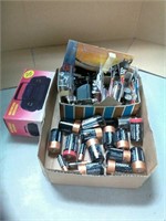 Batteries, AAA, AA, C and D, mini portable radio
