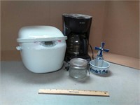 Rice steamer, coffee maker + more