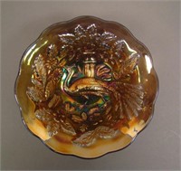 5 3/8” M’burg Peacock ind. Flared Berry Bowl –