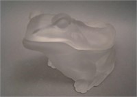 Novelty Covered Frog – Crystal Frosted (another