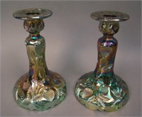 Pair Cambridge Inverted Strawberry Candleholders