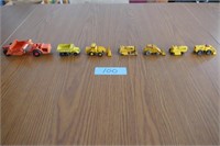 8 ASSORTED CONSTRUCTION MATCHBOX TOYS