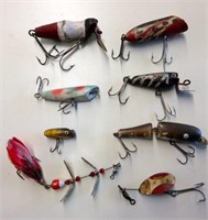 Lot of Handpainted Wooden Fishing Lures
