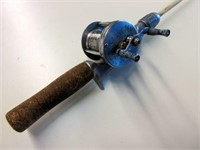 Early Baitcasting Fishing Reel with Rod