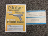 Vintage DAISY Model 188 Operation Manual