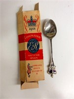 Antique 1953 CORONATION Souvenir Spoon