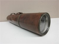 Early Leather Bound Ship Spyglass