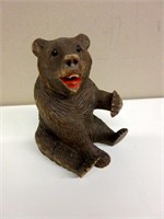 Early Hand Carved Bear From Switzerland
