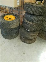 8 wheels and tires size 11 by 4 - 00-4 and 13x 5