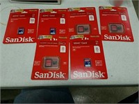 Collection of SDHC and microSDHC cards with