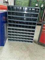 Two metal nut and bolt bins these measure about