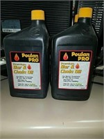 4 New Poulan Pro premium bar and chain oil 1