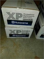 Two cases Husqvarna XP 2-stroke oil each case