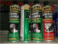 15 Master brake cleaner net weight 14 ounce cans