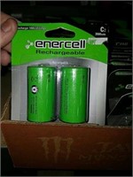 36 new in package Enercell C size batteries, some