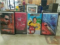 5 posters including Jeff Gordon, Tony Stewart