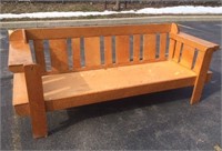 Exceptinal Birds Eye Maple Long Bench