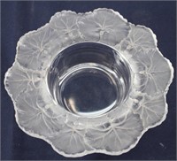 "Lilique" Honfleur Crystal Candy Bowl