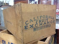 CALIFORNIA FRUIT EXCHANGE ADVERTISING BOX