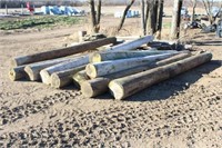 ASSORTED TELEPHONE POLES, ASSORTED LENGTHS