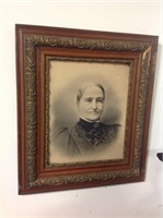 FRAMED PICTURE OF WOMAN