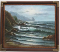 Original Seascape Oil Painting by June Nelson