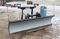 90" SNO-WAY SNOW PLOW WITH MOUNT AND ELECTIRCAL