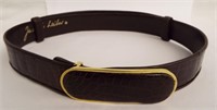 Judith Leiber Leather Belt