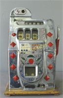 Mills 5 cent Slot Machine "Diamond Front"