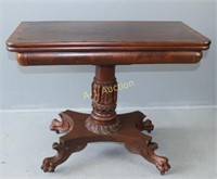 Federal Period Flip Top Game Table