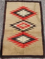 Navajo Blanket, c. 1920-30, 40 x 27
