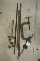 MINI MALL,BARS,LARGE C-CLAMP,SMALL C-CLAMPS,
