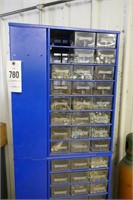 4 SIDED-SPINNING NUTS & BOLTS STORAGE CABINET-
