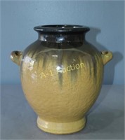 Fulper Pottery Butterscotch Flambe Glaze Vase 13"