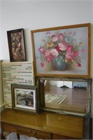 Vintage Mirror & Prints
