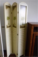 Painted Louvered Divider