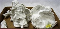 Ceramic Angel Figurine Lot