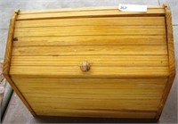 Small Wooden Bread Box