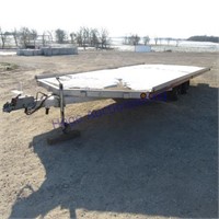 Triton 8 1/2 x 18ft, 4 place snowmobile trailer