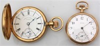2 American Gold Pocket Watches