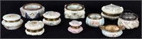 10 Pcs. Wavecrest Opal Glass Boxes