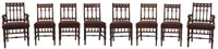 8 Eastlake Walnut Dining Chairs