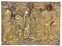 Russian Three Holy Hierarchs Icon